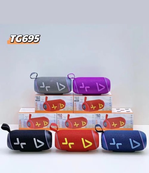 T&G TG-695 Wireless BT Woofer Speaker Outdoor Portable Portable Fabric Art Subwoofer