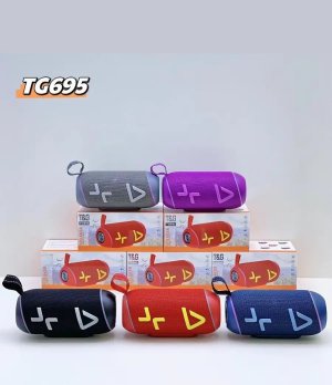 T&G TG-695 Wireless BT Woofer Speaker Outdoor Portable Portable Fabric Art Subwoofer
