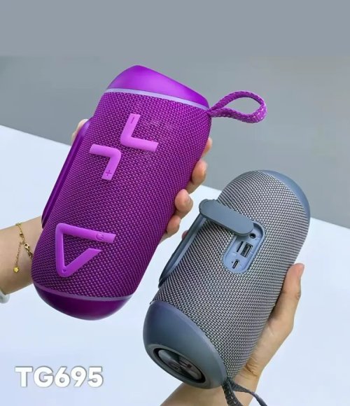 T&G TG-695 Wireless BT Woofer Speaker Outdoor Portable Portable Fabric Art Subwoofer