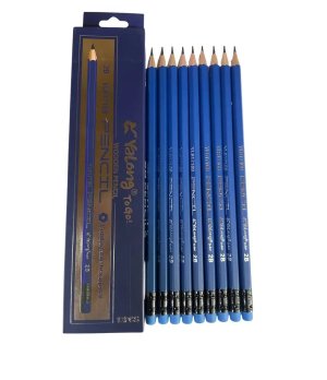 YALONG / Wooden pencil set, 2B, 12 pcs