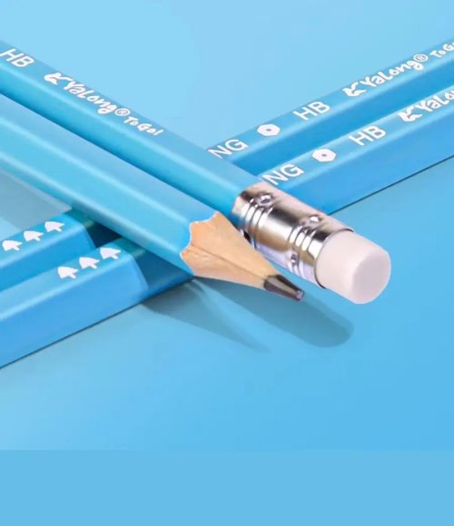 YALONG / Wooden pencil set, HB, 12 pcs