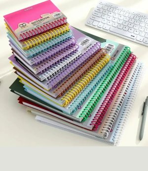 Spiral Notebook with Color Dividers A4 A5 A6