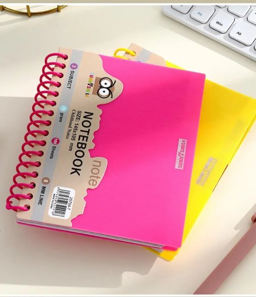 Spiral Notebook with Color Dividers A4 A5 A6
