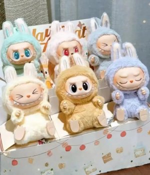 Labubu / Wakuku / Crying Baby Plush Toy Keychain, blind box