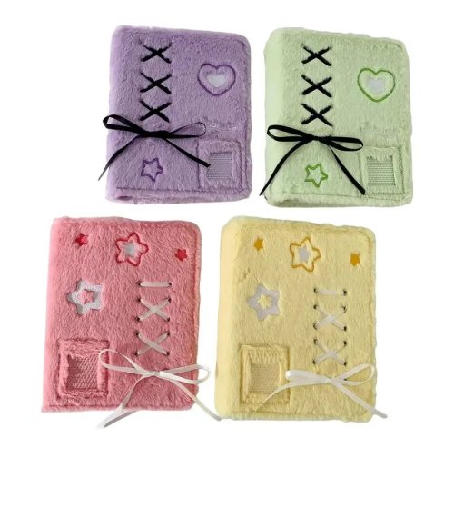 Cute Plush Photocard Album Binder A5