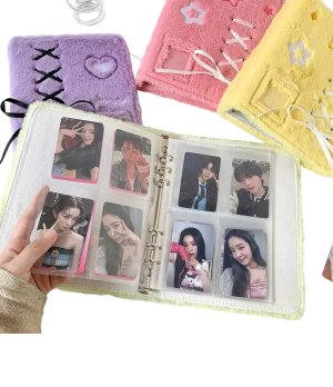 Cute Plush Photocard Album Binder A5