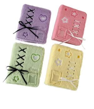 Cute Plush Photocard Album Binder A5