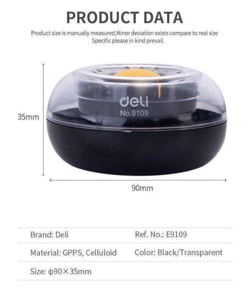 DELI 9109 FINGERTIP ROLLER MOISTENER