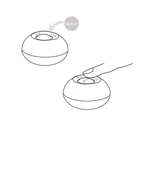 DELI 9109 FINGERTIP ROLLER MOISTENER