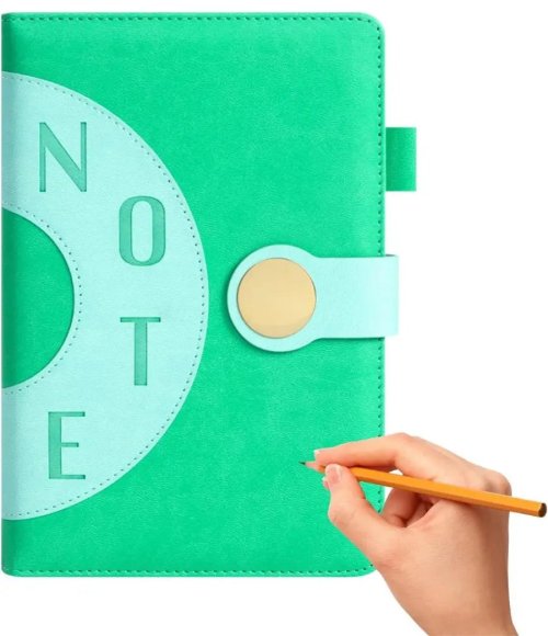 A5 Magnetic Closure Notebook 180 Sheets