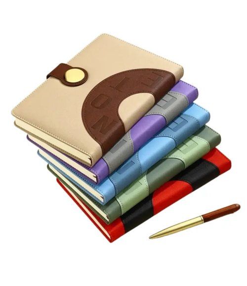 A5 Magnetic Closure Notebook 180 Sheets