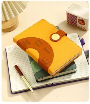 A5 Magnetic Closure Notebook 180 Sheets