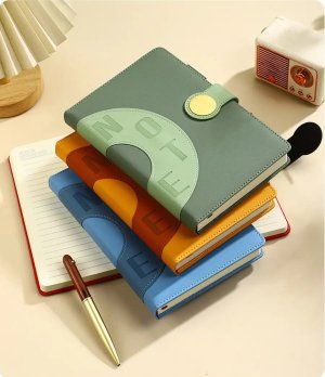 A5 Magnetic Closure Notebook 180 Sheets