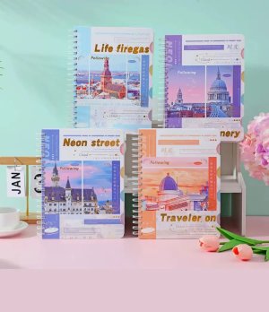 A5 Spiral Notebook with Dividers
