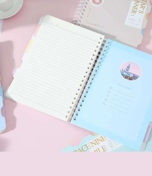 A5 Spiral Notebook with Dividers