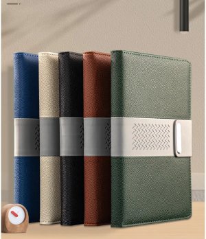 A5 PU Leather Notebook with Strap 100 Sheets 100g Paper