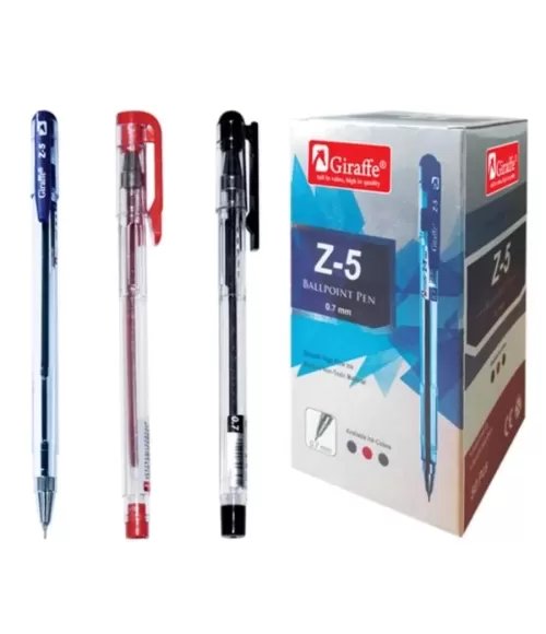 Giraffe Z5 Ball Pen 0.7MM Blue/Red/Black 1Pcs