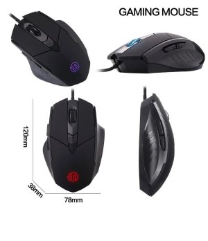 inphic USB Wired Mouse 4800 DPI Ergonomic PC Computer Laptop Gaming Mouse