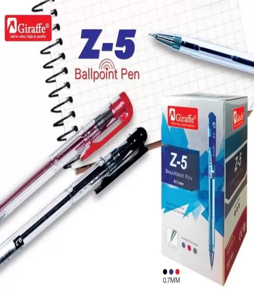 Giraffe Z5 Ball Pen 0.7MM Blue/Red/Black 1Pcs