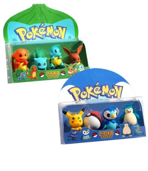 Sanrio 3D Character Eraser Set (Cute Cartoon)