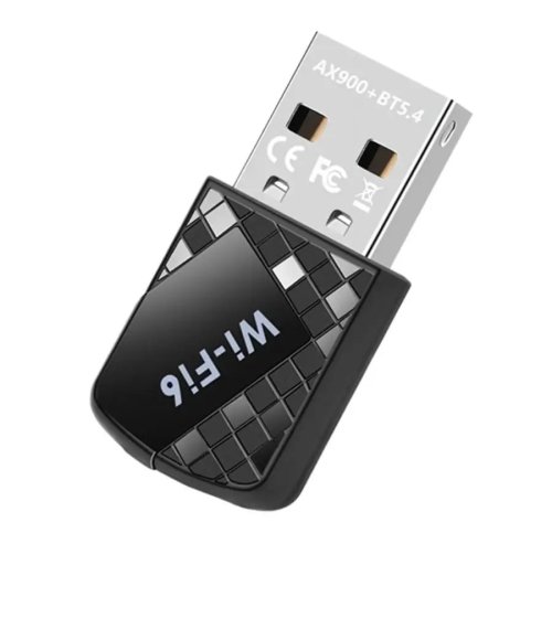 WiFi 6 driverless wireless network card, 900M Bluetooth 5.4, 2-in-1 computer USB receiver and transmitter, 5G dual-band