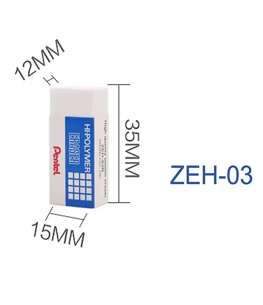 1pcs Pentel ZEH-03small or ZEH-05medium Professional Drawing Eraser