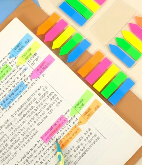 Arrow Sticky Notes PET Page Markers Index Tabs