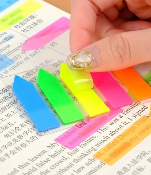 Arrow Sticky Notes PET Page Markers Index Tabs