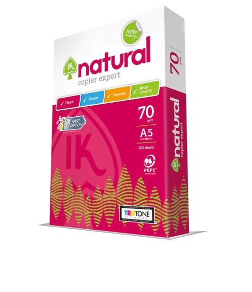 IK Natural A5 70 gsm Copier paper 500 sheets