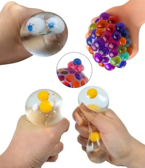 Anti Stress Squeeze Toy Soft Sensory Stress Relief Ball for Kids and Adults