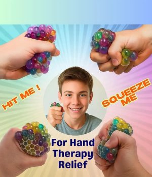 Anti Stress Squeeze Toy Soft Sensory Stress Relief Ball for Kids and Adults