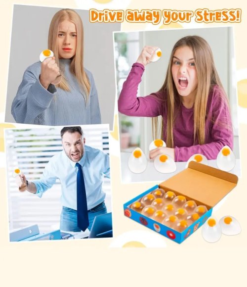 Anti Stress Squeeze Toy Soft Sensory Stress Relief Ball for Kids and Adults