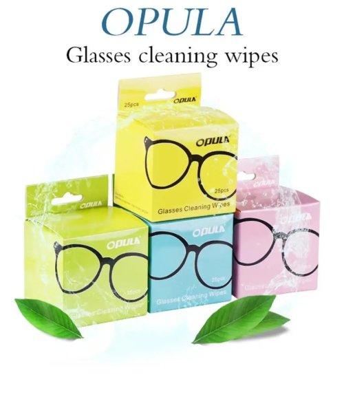 Eyeglasses Cleaning Lens Wipes, Anti Fogging Wipes for Glasses 25 pcs