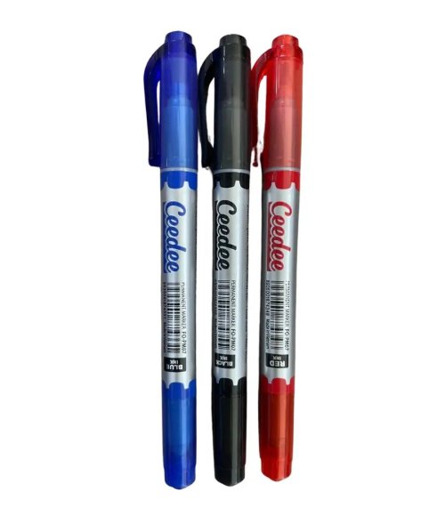 Twin CD/DVD Marker Blue Red Black FO-PM07