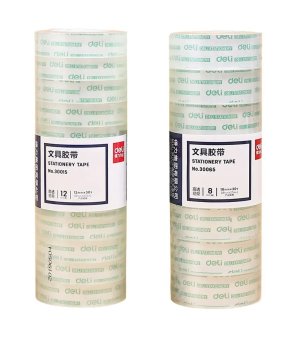 Deli Transparent Stationery Tape 12mm / 18mm