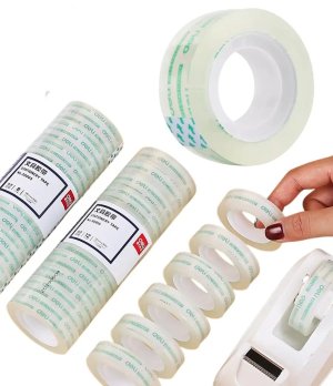 Deli Transparent Stationery Tape 12mm / 18mm