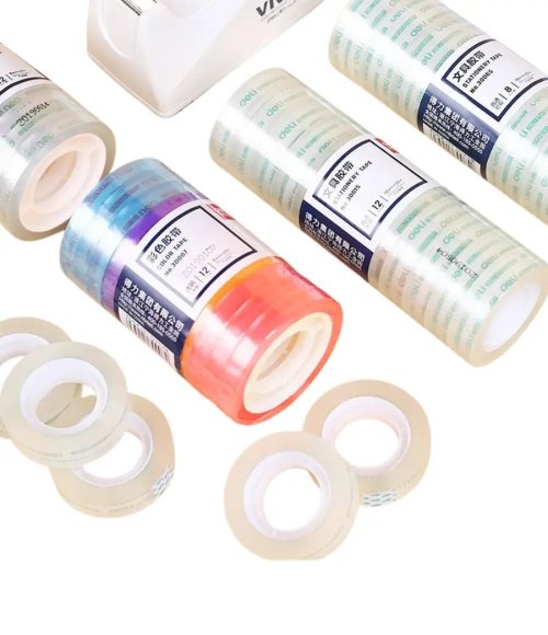 Deli Transparent Stationery Tape 12mm / 18mm