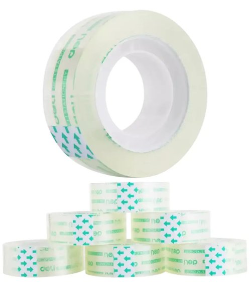 Deli Transparent Stationery Tape 12mm / 18mm