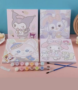 DIY Paint by Numbers Canvas 20x20cm