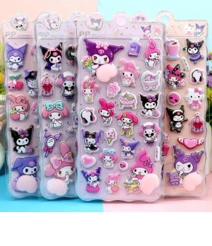 3D Puffy Cartoon Stickers