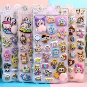 3D Puffy Cartoon Stickers