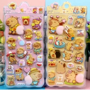 3D Puffy Cartoon Stickers