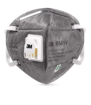 3M 9541V Particulate Respirator Mask with Valve - Grey