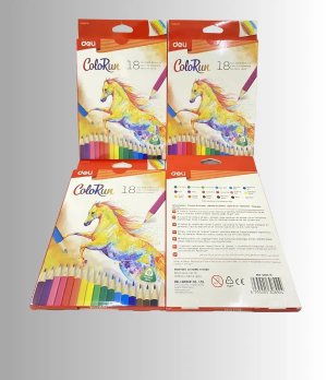 Deli ColorRun Colored Pencils 18 Colors