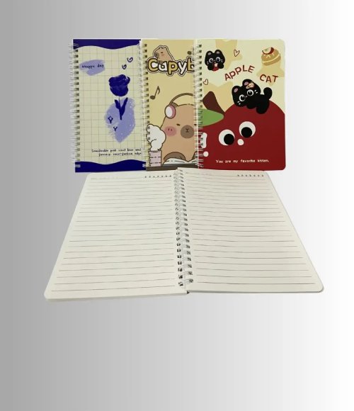 A5 Cute Spiral Notebook 60 Pages