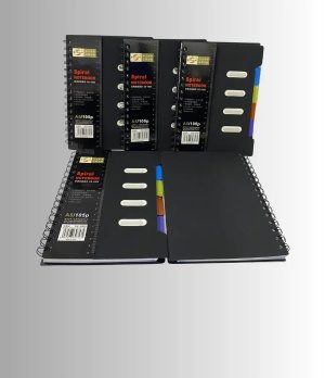 A5 5-Subject Spiral Notebook 105 Pages