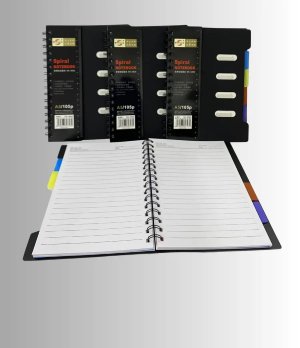 A5 5-Subject Spiral Notebook 105 Pages