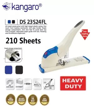 Kangaro DS-23S24FL Heavy Duty Stapler - 210 sheets