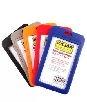 Kejea T001V Double Side ID Window Card Holder (Random Color)