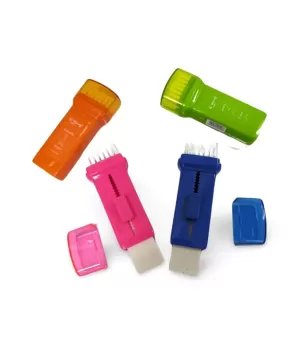 Yalong 4 Colors Mixed Tpr Material Rubber With Brush Eraser